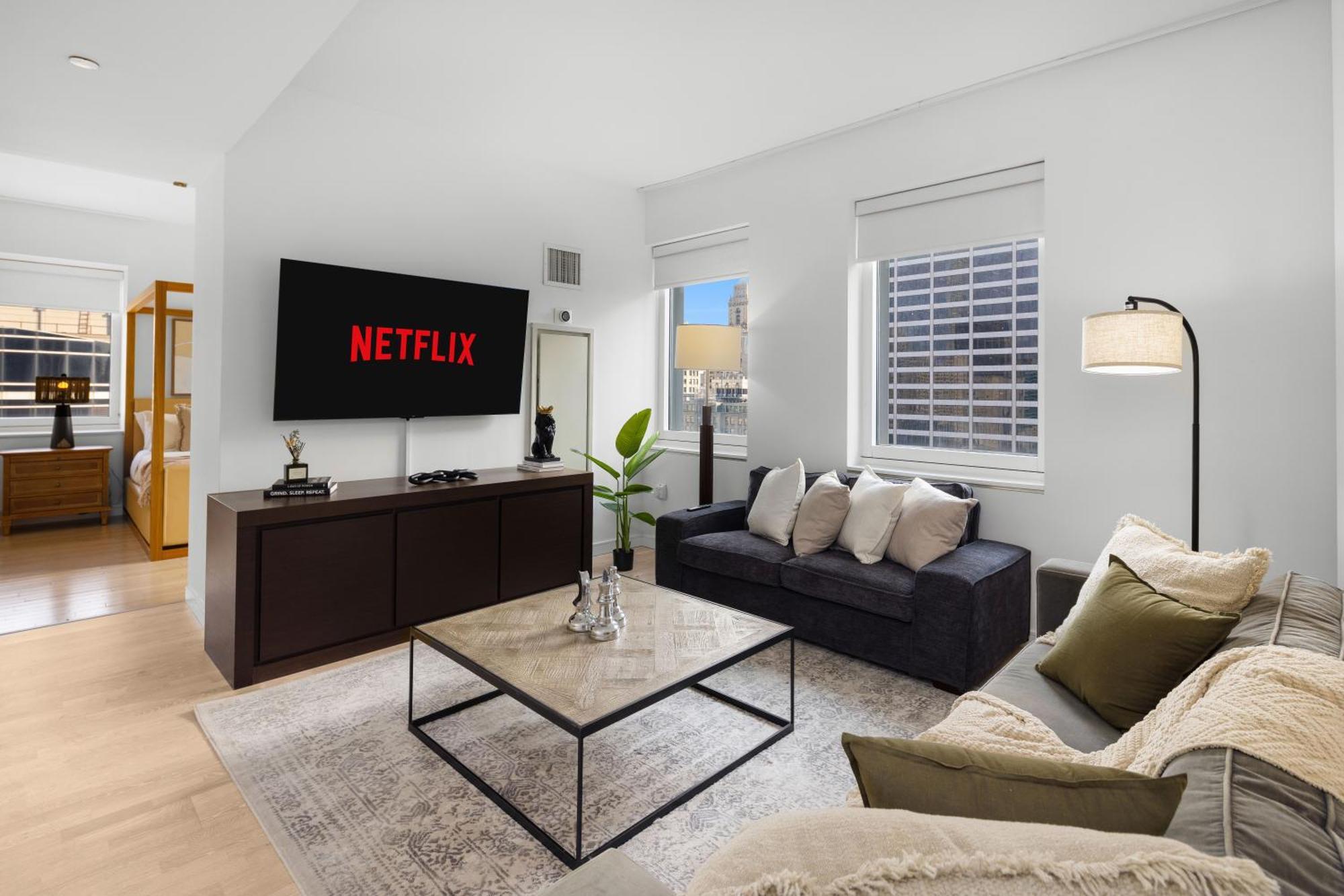 Pangsapuri Lavish Two-story Retreat In The Heart Of Manhattan